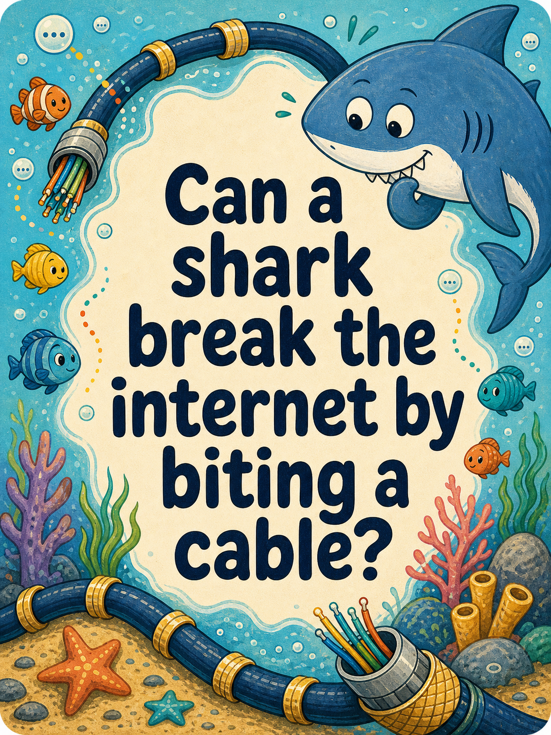 Numbers & Coding: Can a shark break the internet by biting a cable?
