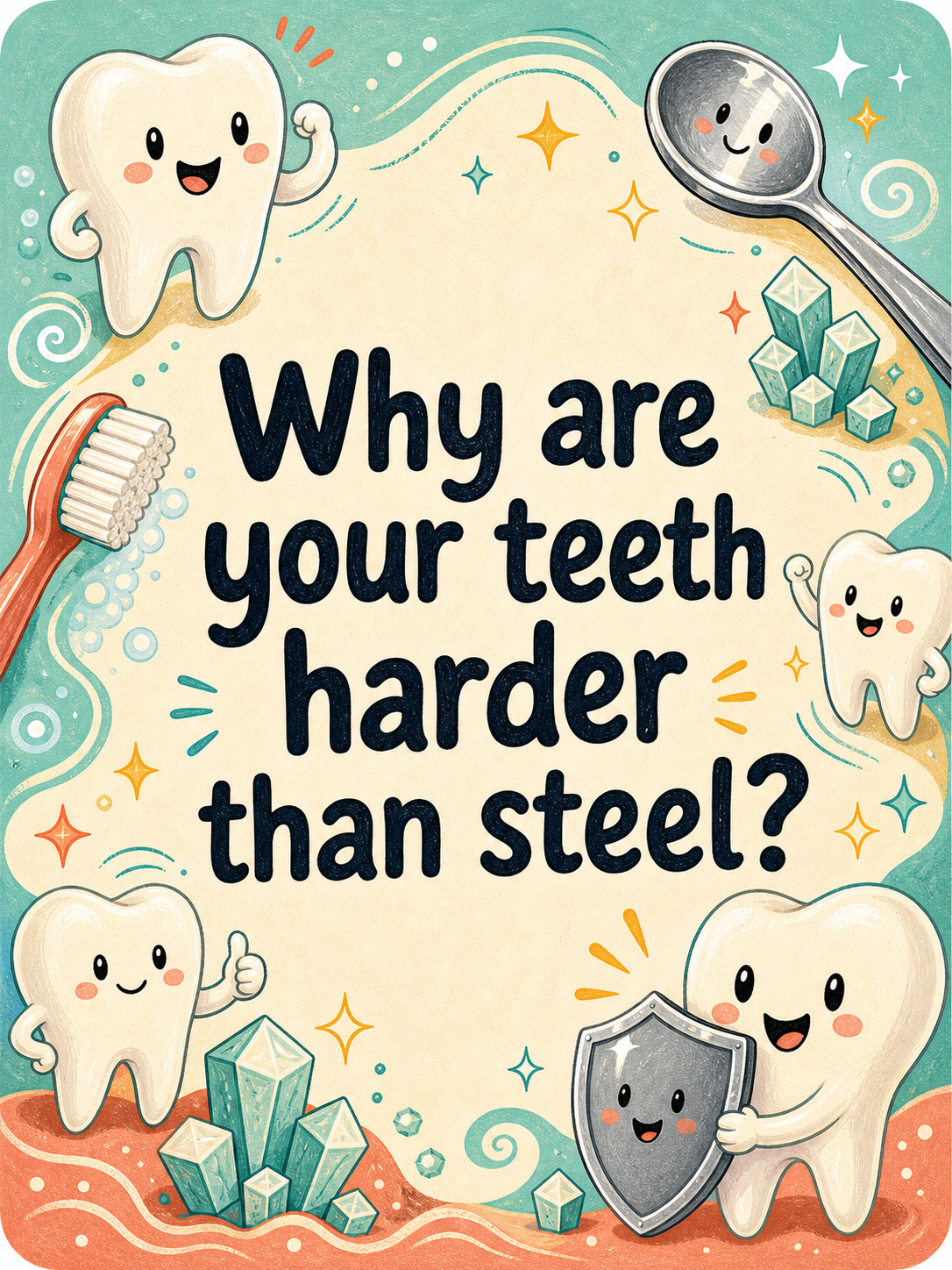 Human Body: Why are your teeth harder than steel?